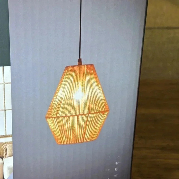 NIB casalux light paper rope pendant lamp indoor only - Picture 2 of 8